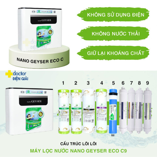 Máy lọc nước Nano Geyser RO ECO C9